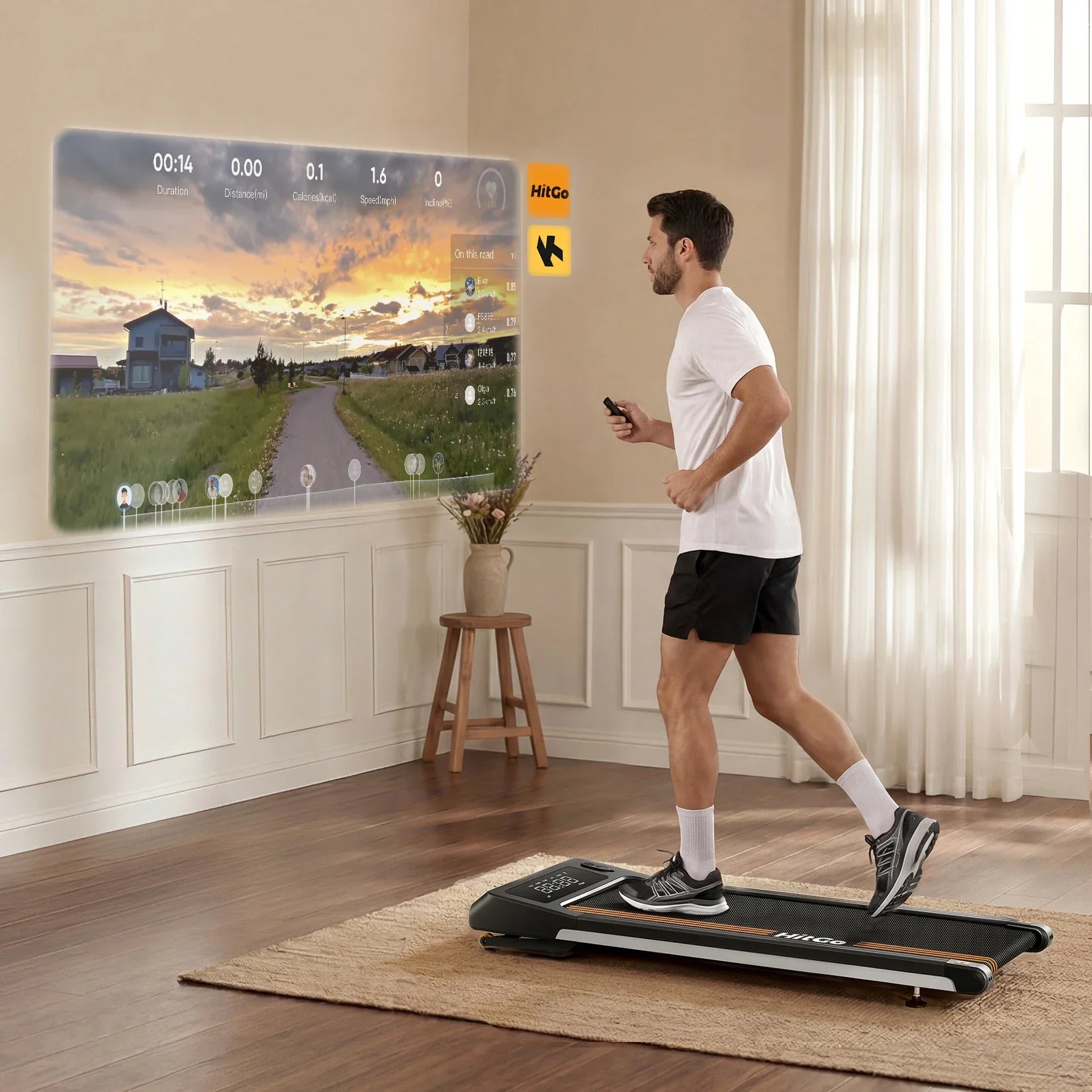 Беговая дорожка H1 Plus Auto Incline под рабочий стол