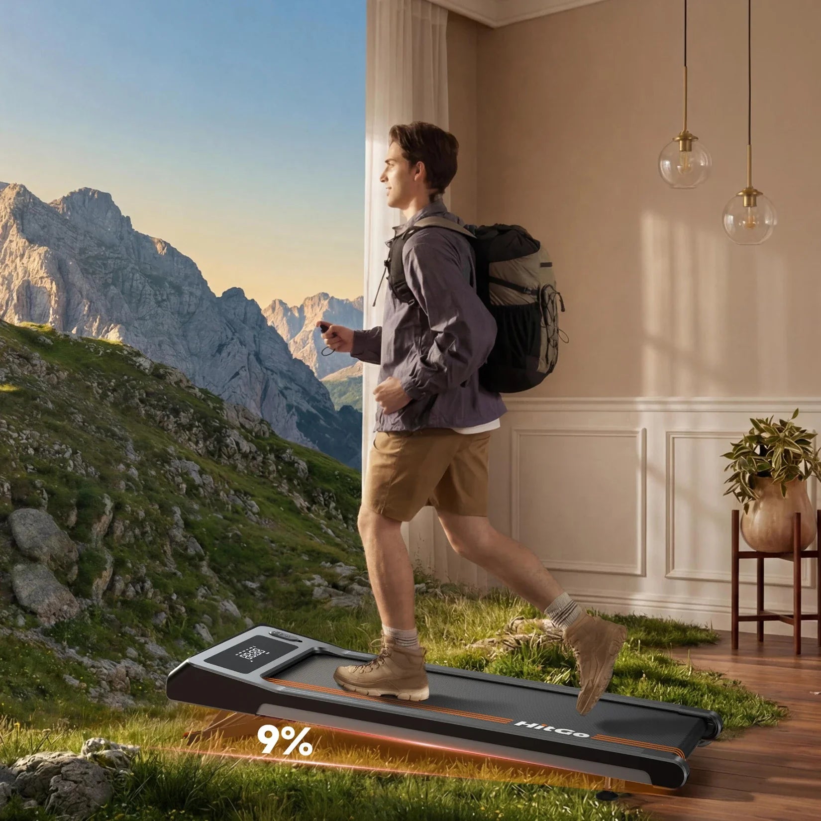 Беговая дорожка H1 Plus Auto Incline под рабочий стол